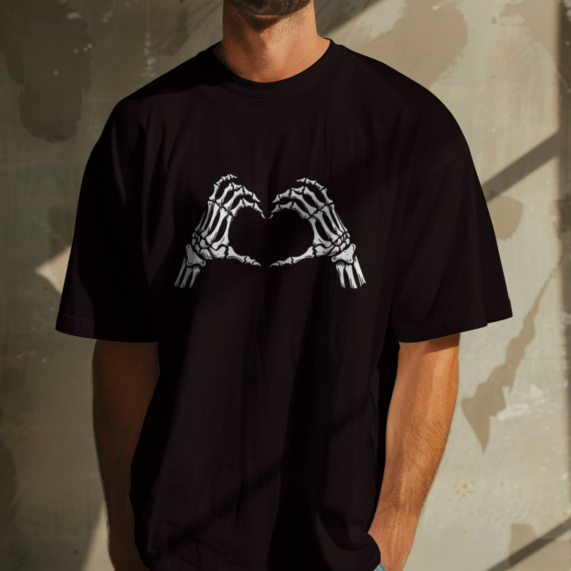 Skeleton Heart Hands
