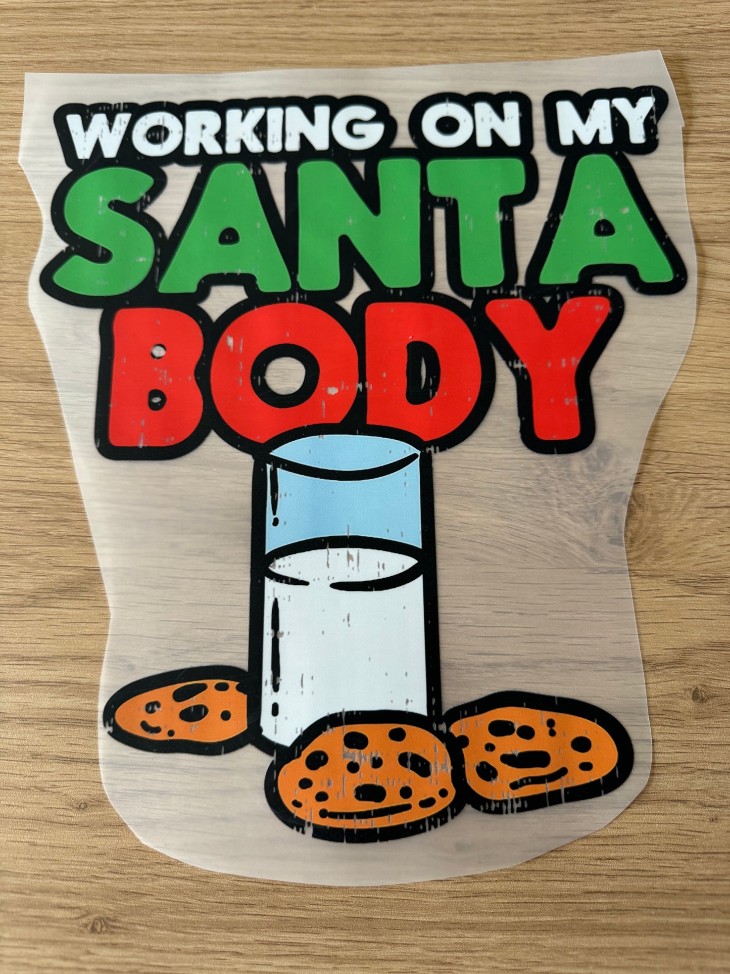 Working on my Santa Body