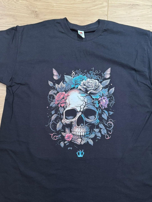 Flowered Skull Design